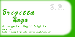 brigitta mago business card
